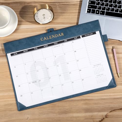 Image of Yoment Desk Calendar Refill 2026-2027, July 2026-Dec 2027, Large 10 inchx16 inch Monthly Planner with to-do Lists 18 Months Calendar for Office School Home, Black