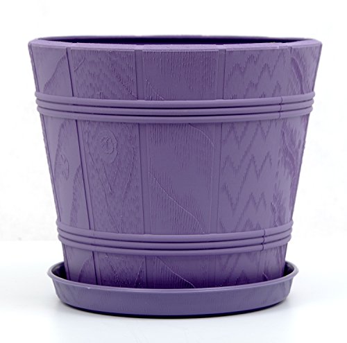 Elba Pot de fleurs avec soucoupe de 15 cm à 42 cm Ø38 cm (6) Violett