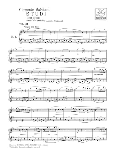 Studi Per Oboe édition de référence sur papier pour les hautboïstes - 3