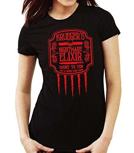 Desconocido 35mm - Camiseta Mujer Krueger's Nightmare Elixir Freddy - Talla s