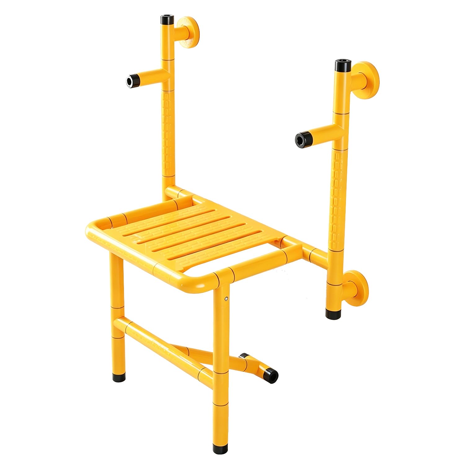 XQKXHZ Folding Shower Stool,Foldable Wall Shower Bench for Seniors