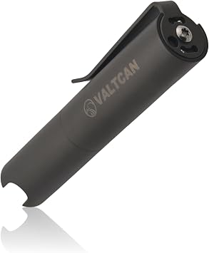 Valtcan Toothpick Holder موزع ملح التيتانيوم علبة Keychain Pocket Valt_E3 تصميم محمول للسفر EDC Ultra Lightweight Reusable Compact & مريحة أثناء التنقل