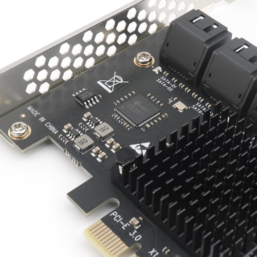 Tarjeta PCIe x1 con 16 puertos SATA 3.0 para HDD/SSD - Imagen 3