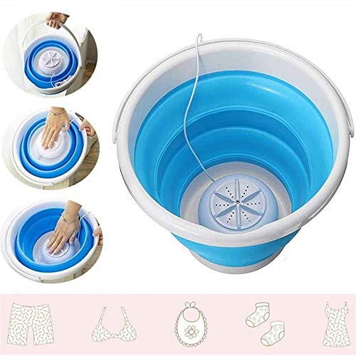 Mini machine à laver pliante pour laver son linge sans laverie