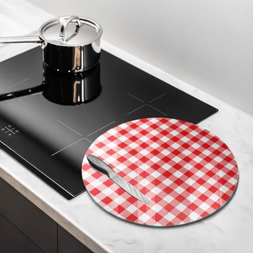 Planche à découper induction 40cm Wallfluent calandre blanche rouge