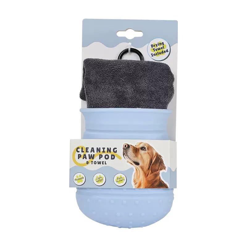 Dog Paw Cleaner, Pet Paw Cleaner, Portable Large Pet Care Brush, Dog Paw Washing Machine with Massage Function
