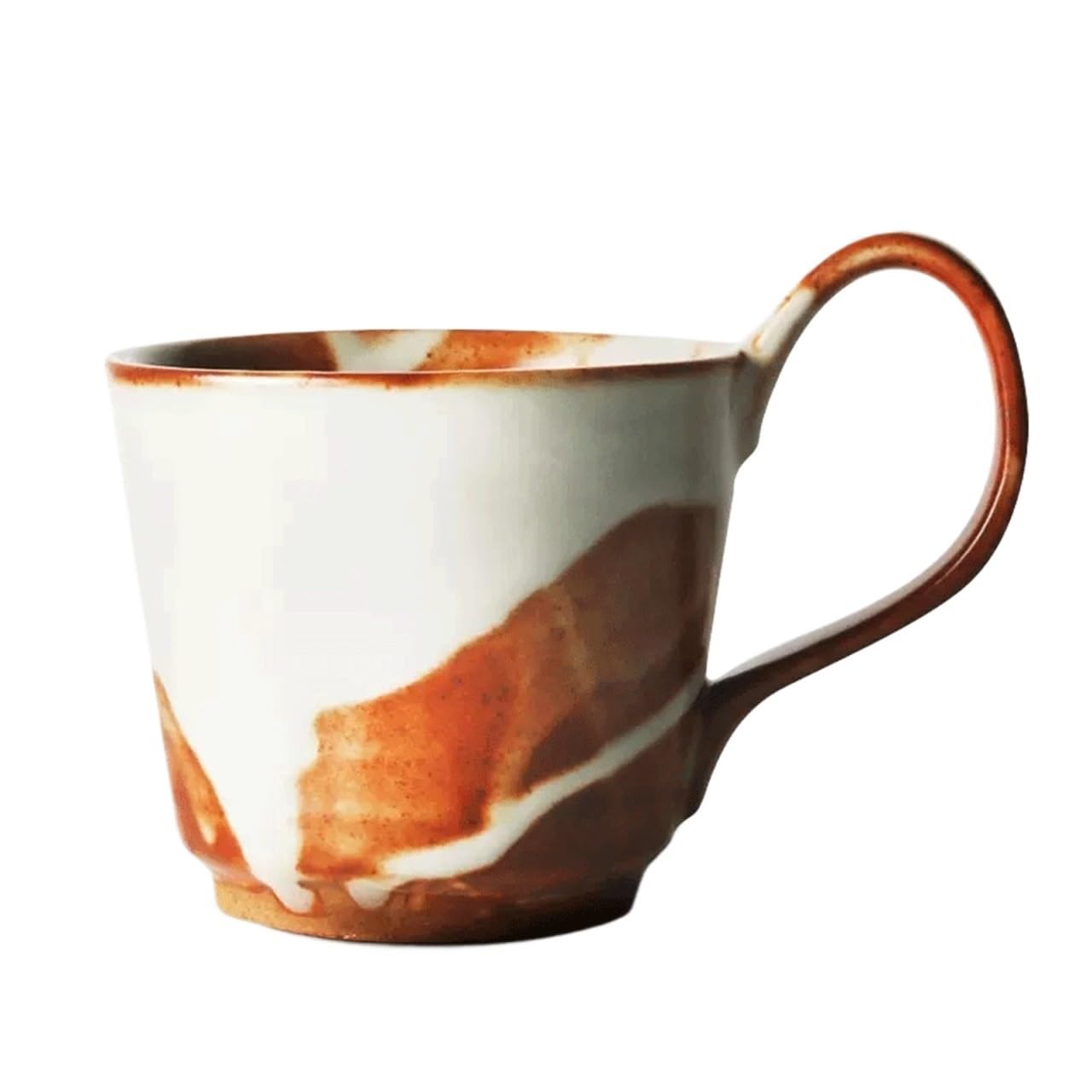 Wykwintny ceramiczny zestaw filiżanek do kawy i spodków prosty latte popołudniowa herbata biuro kreatywna woda (wielokolorowy)