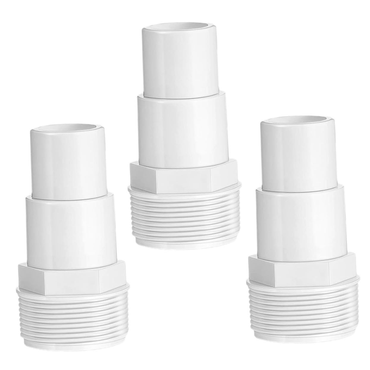 INOOMP 15piezas Adaptador De Conexión para Bomba De Piscina Conector De Manguera Rosca Accesorios Duraderos para Filtración De Piscinas Fácil Instalación y Uso