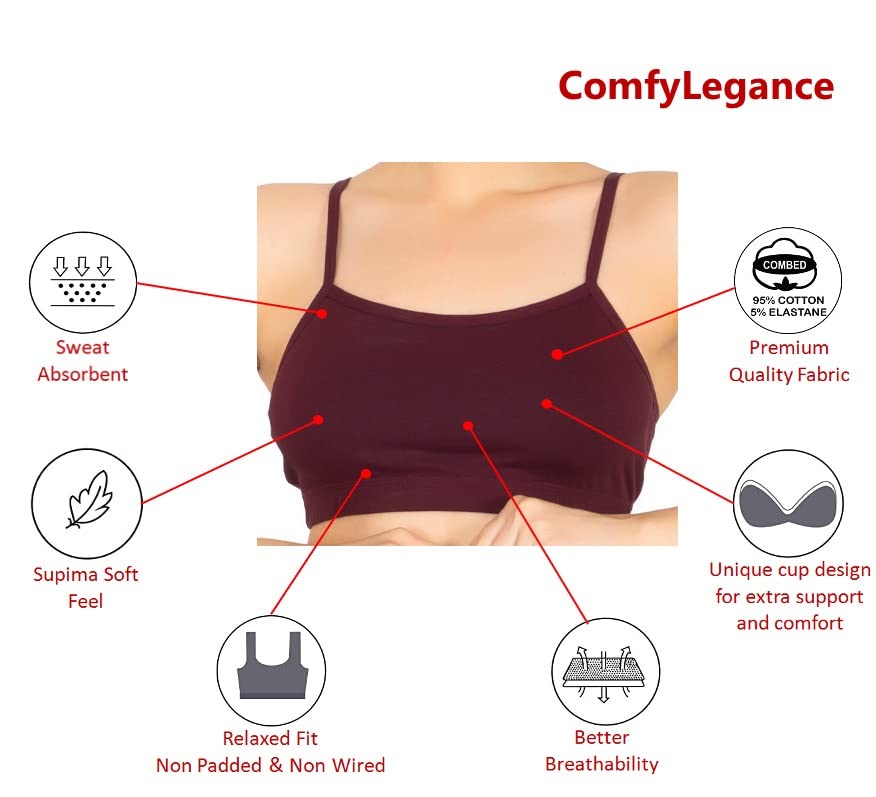 Image of Sports Premium Dual Layered Bra for Girls and Women