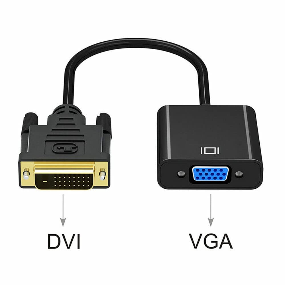 Convertitore DVI a VGA 24+1 Supporto 60Hz e 3D per Sistemi DVI