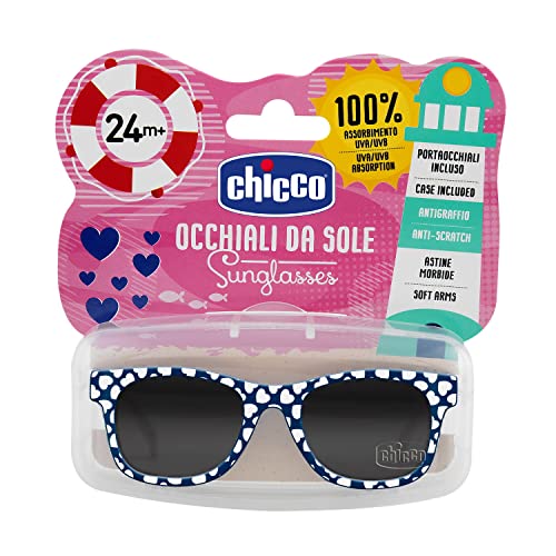 Chicco Occhiale da Sole Bimba 24m+ Cuori, Lenti