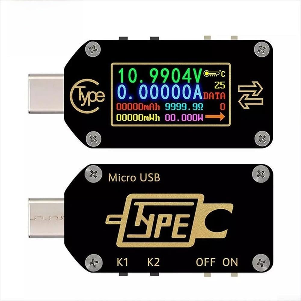 TC66 USB Tester PD Protocolo Analizador Medidor de corriente de voltaje para carga rápida para qc3.0 AFC FCP Teléfono para batería Banco de energía Herramienta (con BT)