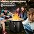 YITAHOME Propane Fire Pit Table 30 Inch Table Top Firepit Round Gas Fire Pits for Outside Patio 50,000 BTU Auto-Ignition Propane Fire Table with Lid, Waterproof Cover, Lava Rock, Hook
