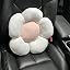 White Pink Waist Pillow 1pcs