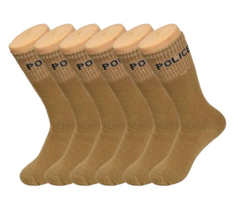 France Mens Premium Formal Socks Khaki Gold Color Free Size Cotton Towel Fabric-image-20