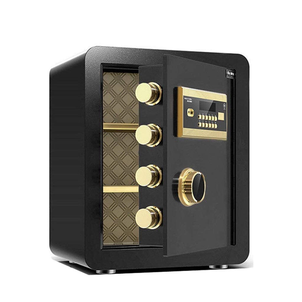 XJBTBA Cassaforte Elettronica con Password, SDeposit Interamente in Acciaio antifurto Comodino da 35 cm Stoccaggio Invisibile per Contanti/Gioielli/Documenti SCabinet