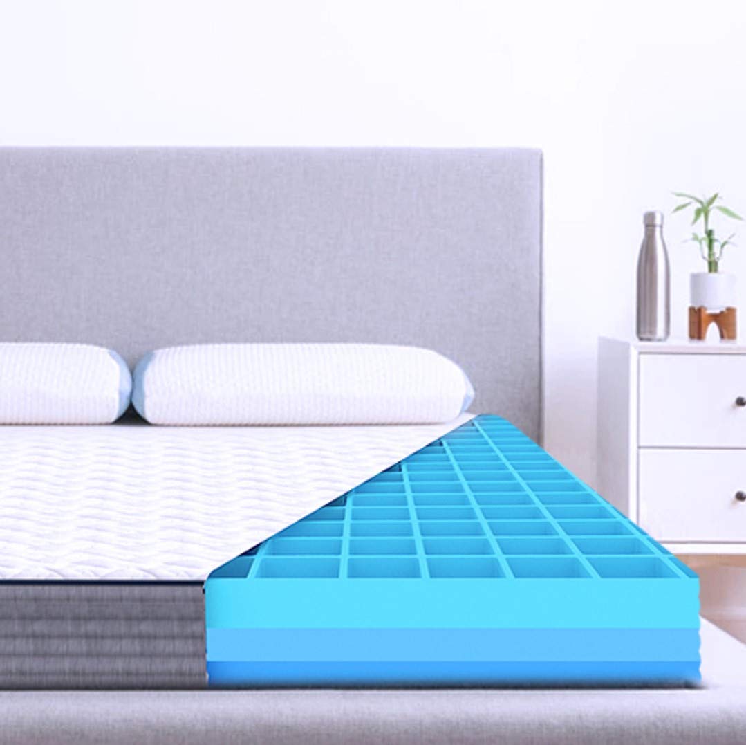 The Sleep Company SmartGRID Luxe Mattress | Japanese Patented Technology | Luxury Soft Comfort | 10 Years Warranty | Single Size Bed Mattress 75x36x8