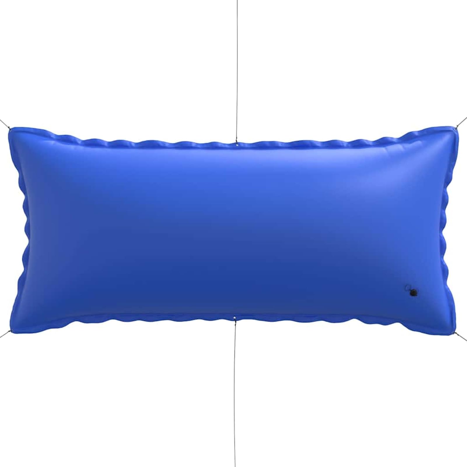 Gecheer Rechteckiges Pool-Kissen, 500 x 250 x 160 cm, PVC, Blau, für Sommer-Entspannung und Dekoration