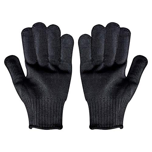 1 Paar Anti-Biss-Handschuhe für Vögel und Papageien, Bissfeste Handschuhe für Sittiche, Nymphensittiche, Papageien, Finken, Aras, Afrikanische Wellensittiche, Eidechse, Wildtiere, schwarz Cover