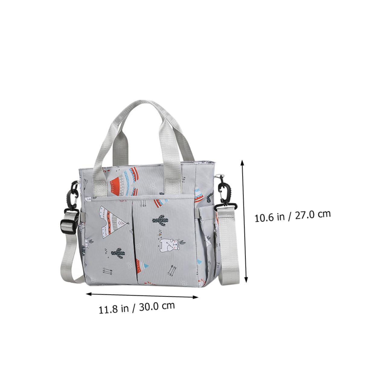 VICASKY Bolsa de Maternidad Grande de Nylon Tres Usos para Ñiño
