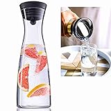 PRODUKTINFO: Maße: 30 x 9cm (Höhe x Breite), Material: Glas / Chrome / Gummi für bis zu 1,2 Liter Fassungsvermögen.