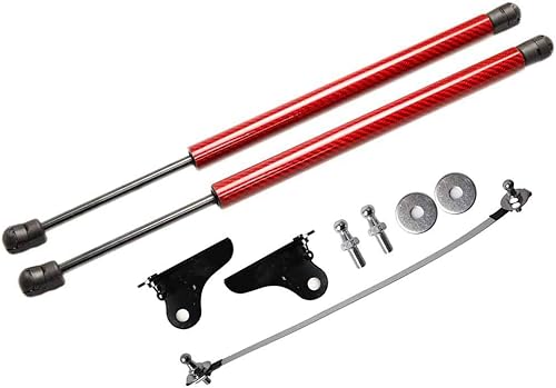 Miniatura 9 de TSUBASA Soportes de elevación para Mazda CX-30 2019-2023 Capó delantero Modificar fibra de carbono amortiguadores de amortiguadores cargados a gas