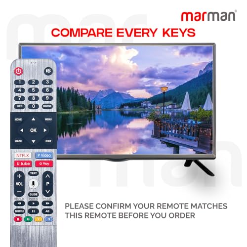 Image of marman Compatible with Skyworth Original Android Tv Remote Suitable for 539C-268920-W010 4K UHD OLED Full HD LED Models X-Series with Voice Command Google Assistant - Pairing Must !