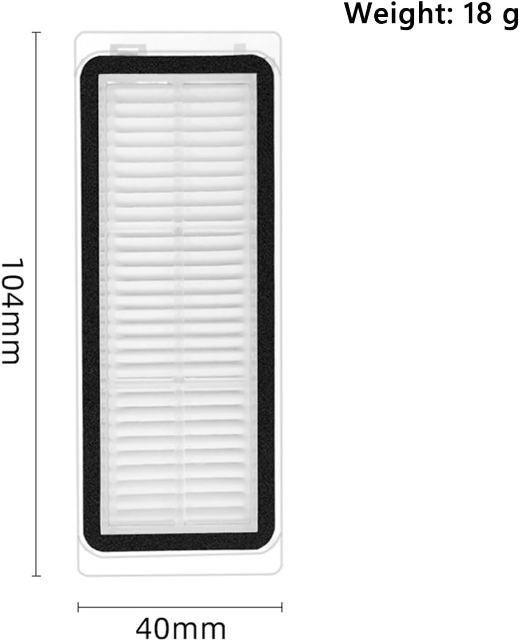 22 PCS Robot Vacuum Cleaner Accessories for Dreame L20 Ultra, 8xSide Brush/8xDust Bag/4xPad/2xFilter