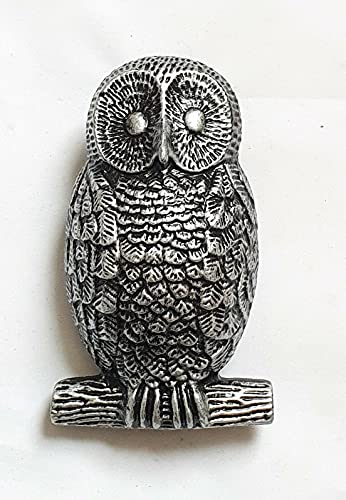 Manor Owl Door Knocker Pewter Front Door Knocker