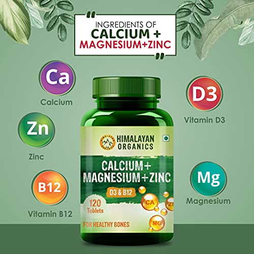 Image of Vlado's Himalayan Organics Calcium+Magnesium+Zinc D3 & B12 120 Tablet (120 No) x 2