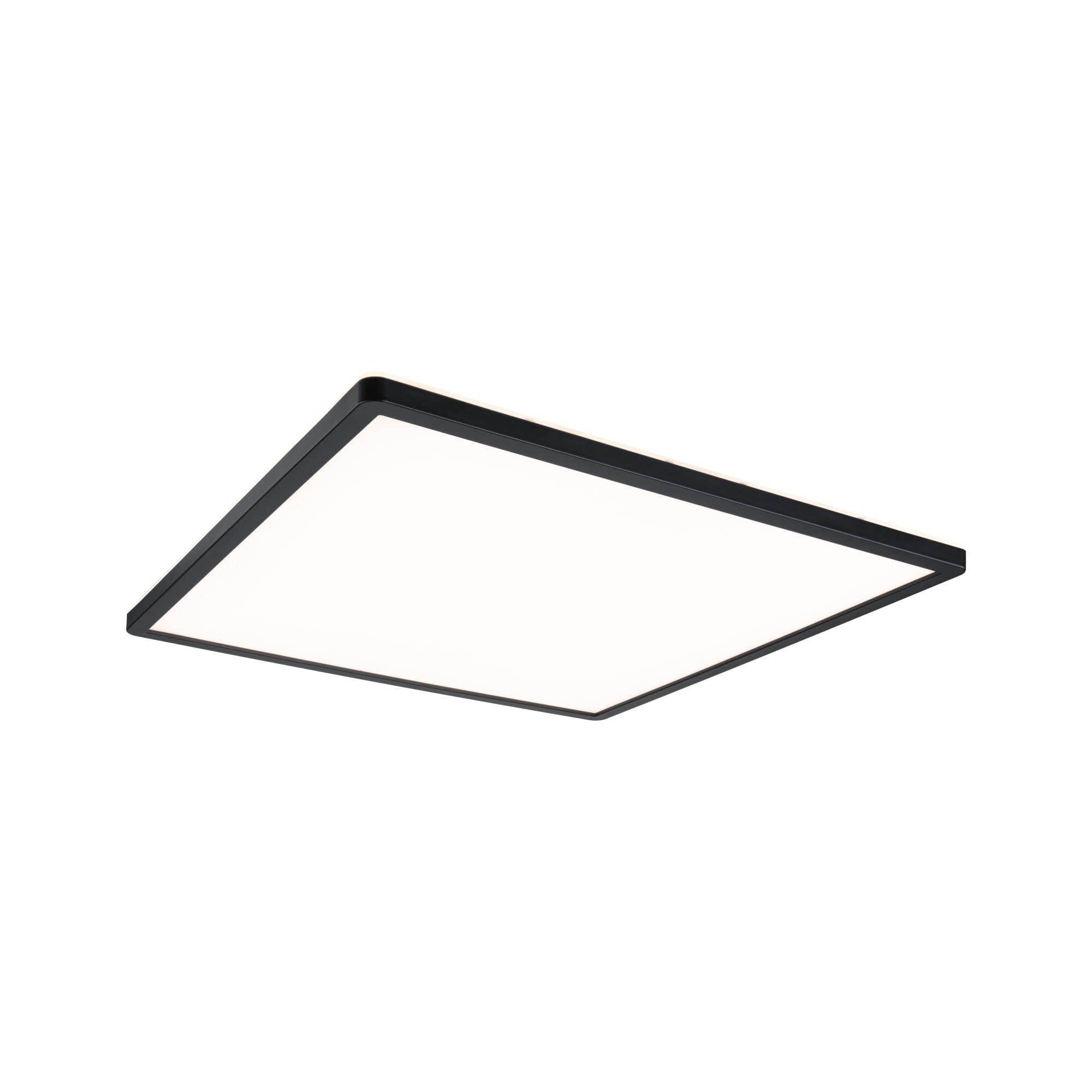 Paulmann LED Panel Atria Shine 3-Step-Dim – quadratisches Deckenpanel, 420 x 420 mm, schwarz