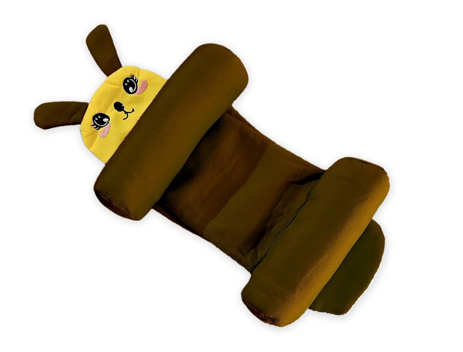 Infant Head Support Pillow for Newborn | Baby Neck Support Pillow Plush Baby Head Protection Cushion for 0-12 Months(Brown)-image-45
