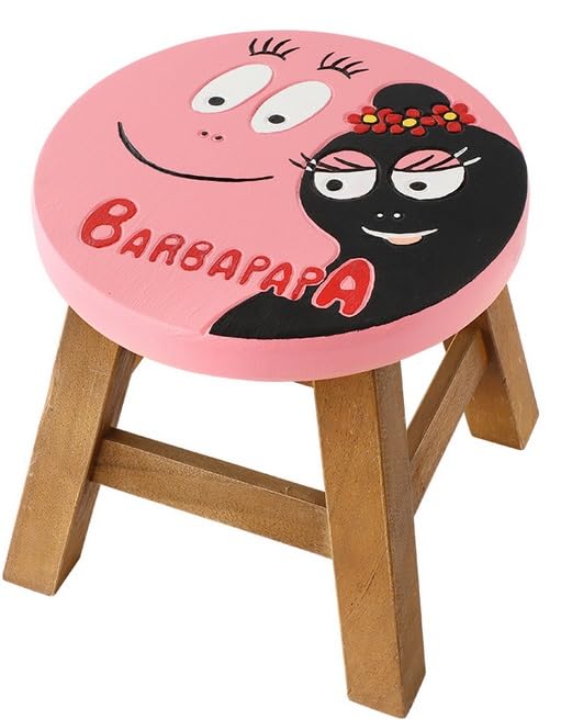 Amazon｜ラウンドスツール バーバパパ&ママA｜折りたたみチェア
