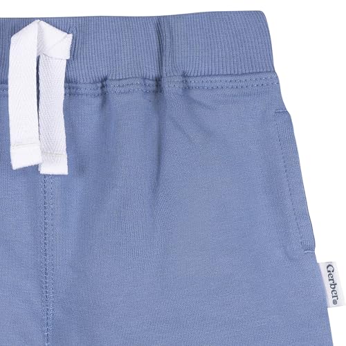 Image of Gerber Baby Boys' 3-Pack Pull-on Knit Shorts