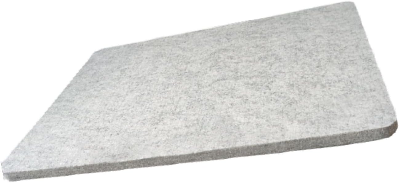Generic Ironing Mat Felt Iron Board Anti Slip, Heat Resistant Pressing Mat for Quilter, Sewing, Quilting Projects on Countertop, 17x24x0.5in, Gray