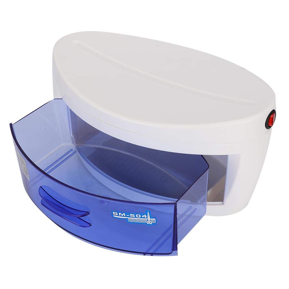 Boîte de Désinfection UV Portable 6W, Stérilisateur UV à Arrêt Intelligent pour Outils de Manucure Outils de Tatouage Outils de Maquillage Outil de Coiffure et Brosse à Dents [UE]