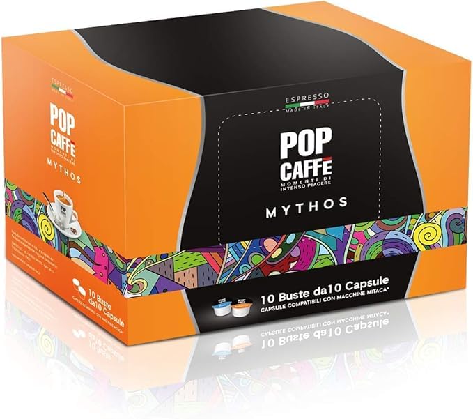 96 Capsule Caffé POP CAFFE' MHYTOS miscela CREMOSO compatibili con MITACA MPS -