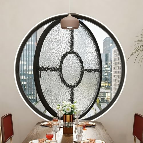 Ventana pivotante redonda con giro 360 grados para ventilación total de cocinas 2