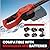 Electric Snow Shovel for Milwaukee M18 18V Battery, 11" Brushless Snow Blower with Adjustable Handle, Max 26 FT Snow Thrower, Cordless Snow Shovel M18 for Driveway, Sidewalk, Patio, Deck (No Battery)
