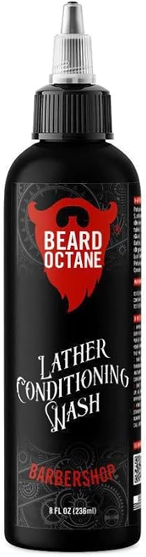 Beard Octane Shampoo para Barba Barbershop com Manteiga de Karité, 237 mL