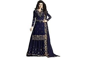 Stella Couture Indian- Pakistani Salwar Suit Georgette Sharara/Plazzo Style Special Designer 30010