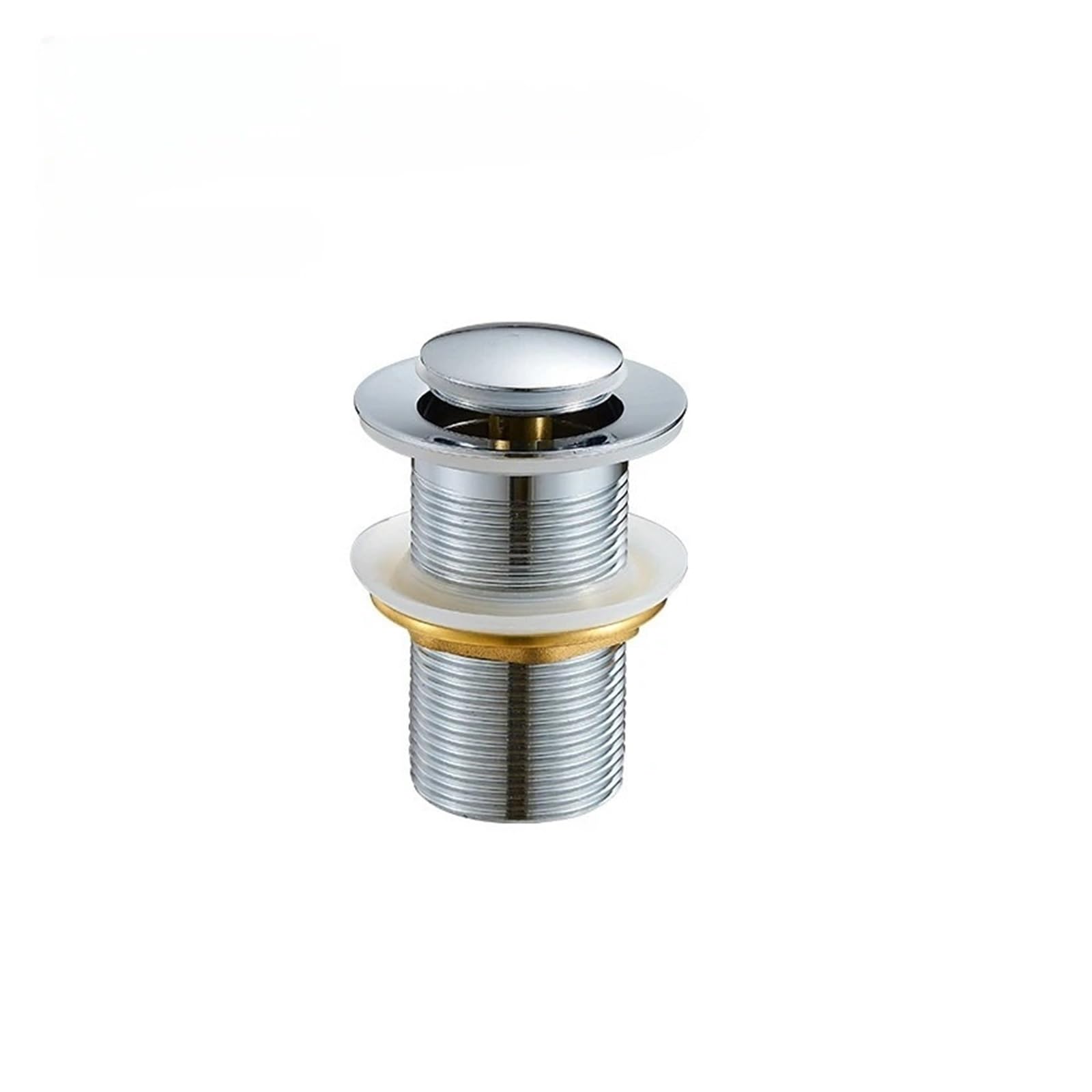 Sink Plug Pop Up Bathroom Sink Stopper Washbasin Pop Up Drain Plug Cover Waste Pipe Drainer With Or Without Overflow For Bath Accessories(B)
