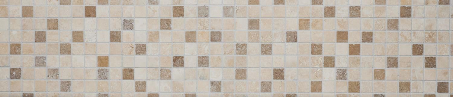 Antico mosaico in pietra naturale rustico beige marrone marrone chiaro Noche travertino per pavimento, parete, bagno, wc, doccia, paraschizzi cucina