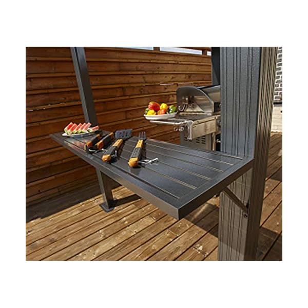   Sojag-5-x-8-Mykonos-BBQ-Grill-Gazebo-Outdoor-Weather-Resistant-Aluminum-Frame-Shelter-Dark-Grey