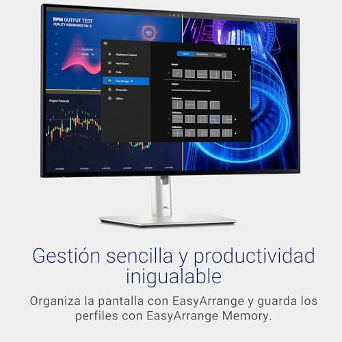 Dell U2724DE UltraSharp Thunderbolt 27" QHD (2560x1440) Monitor, 120Hz, IPS Black, 5ms, 98% DCI-P3, 2x Thunderbolt, 2x USB-C, 2x DisplayPort, HDMI, 4x USB, RJ45, 3 Años de Garantía, Plata - imagen 6