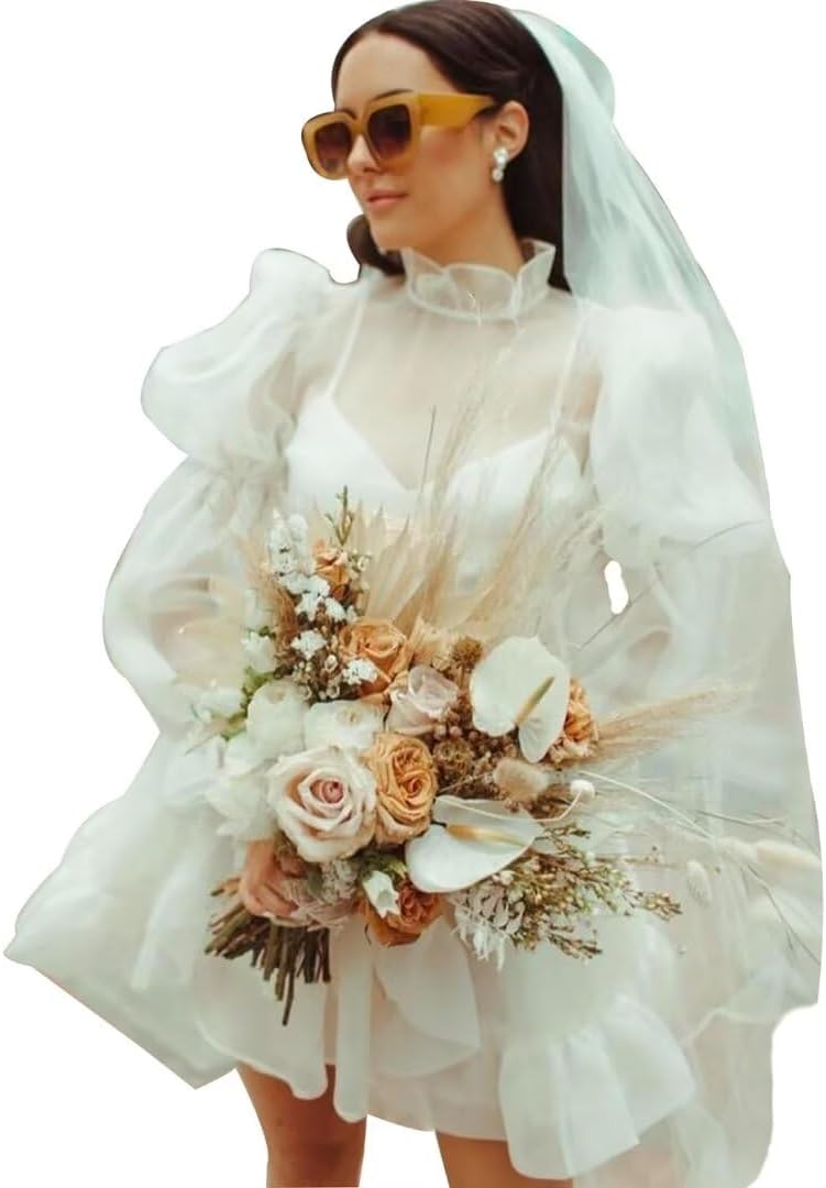 A line organza wedding dress Clearance