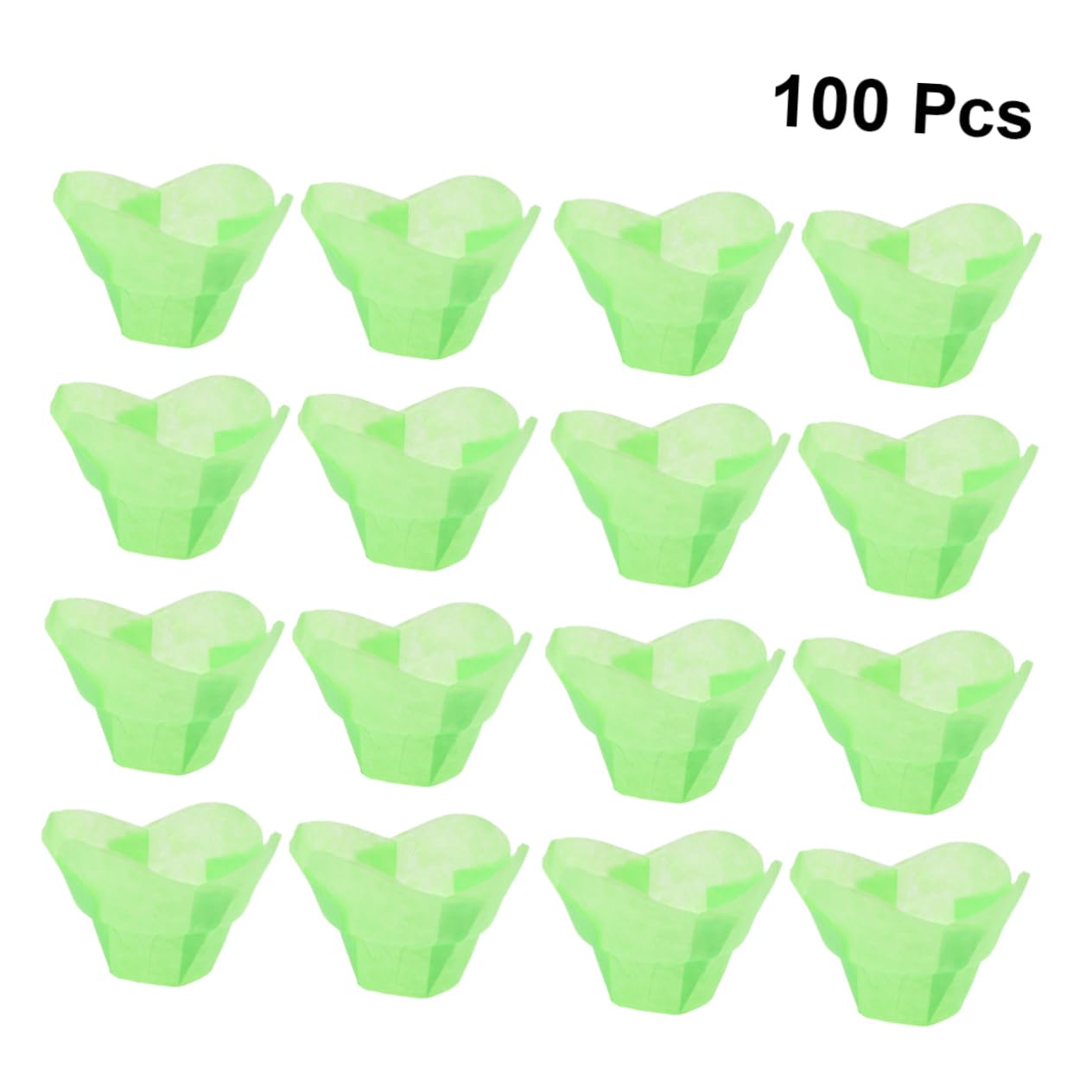 Cabilock Lot De 3 Caissettes À En Papier Antiadhésives Résistantes À L'huile Et À La Chaleur Idéales Pour La Pâtisserie Et Les Desserts 100 Pièces X 3