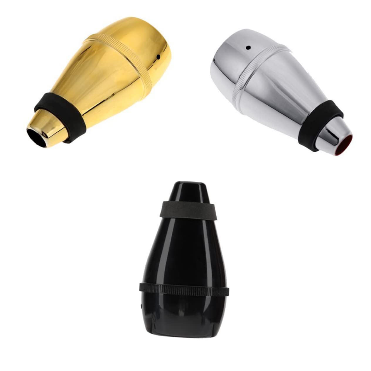 Levemolo 2pcs Lightweight Plastic Trumpet Practice Mute for Beginners Trumpet Training Aid Quiet Practice Straight Mute