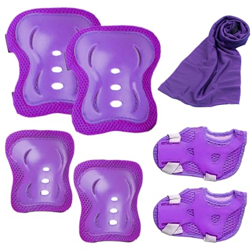 JSTHHTT Set di Protezioni Skateboard Bambino