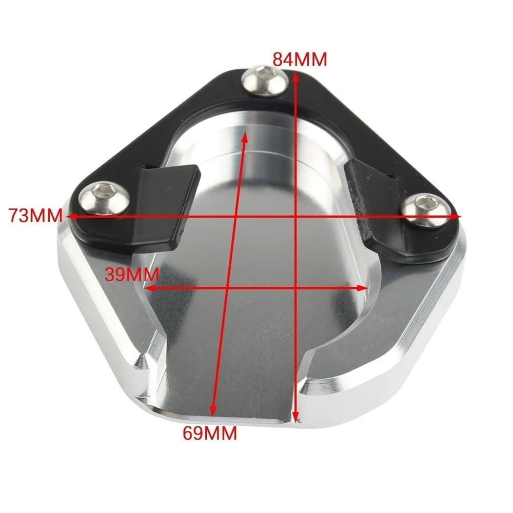 Extension de pied de béquille latérale pour moto - Plaque de support pour Tr&iumph Tiger 900 Rally Pro 2020 Tiger 900 2021